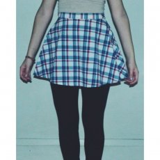 American Apparel Plaid Circle