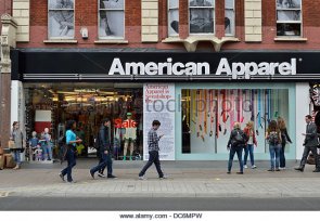 American Apparel fashion shop