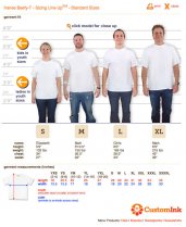 How Hanes Beefy T-Shirts Fit