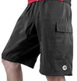 baggy bike bicycling shorts for several terrain and mountain bikers MTB ATB with padded chamois liner short