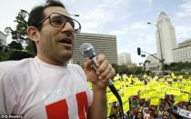 Controversial: Dov Charney, the previous CEO of United states Apparel, is accused of shooting himself sex with employees and models