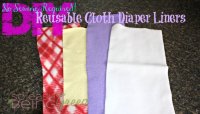 DIY Reusable Diaper Liners
