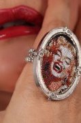 Marilyn Monroe ring by Jamie Okuma and Keri Ataumbi