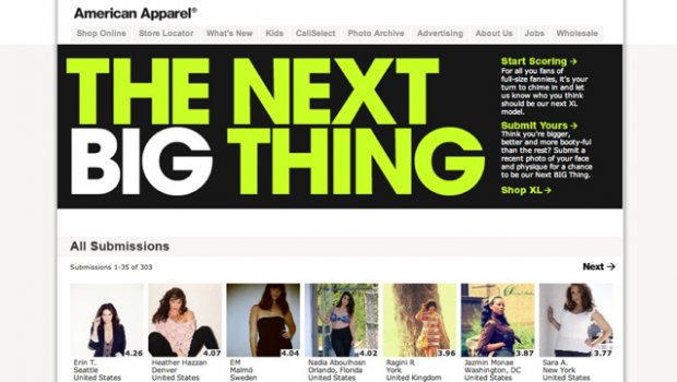 American Apparel model Search
