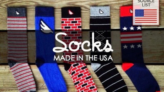 Cotton socks made in USA