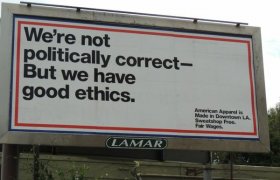 American Apparel billboards