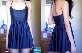 American Apparel Nylon Skater Dress