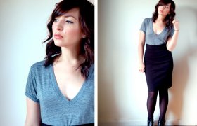 American Apparel Pencil Skirt