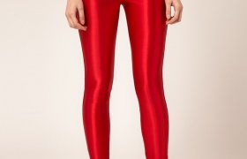 American Apparel Red Disco pants