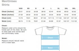 American Apparel Sizing Chart