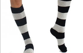 American Apparel striped socks
