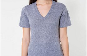 American Apparel Tri Blend v Neck