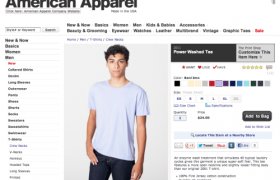 American Apparel Website