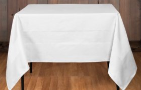 White cotton Tablecloths